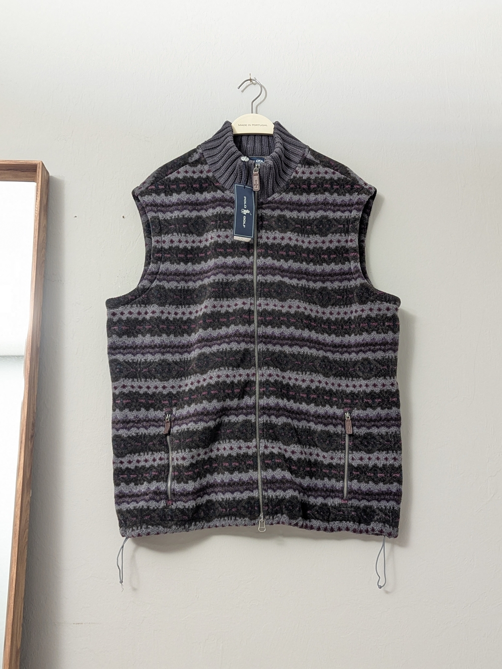 Vintage Polo Golf Ralph Lauren Fair Isle Fleece Vest